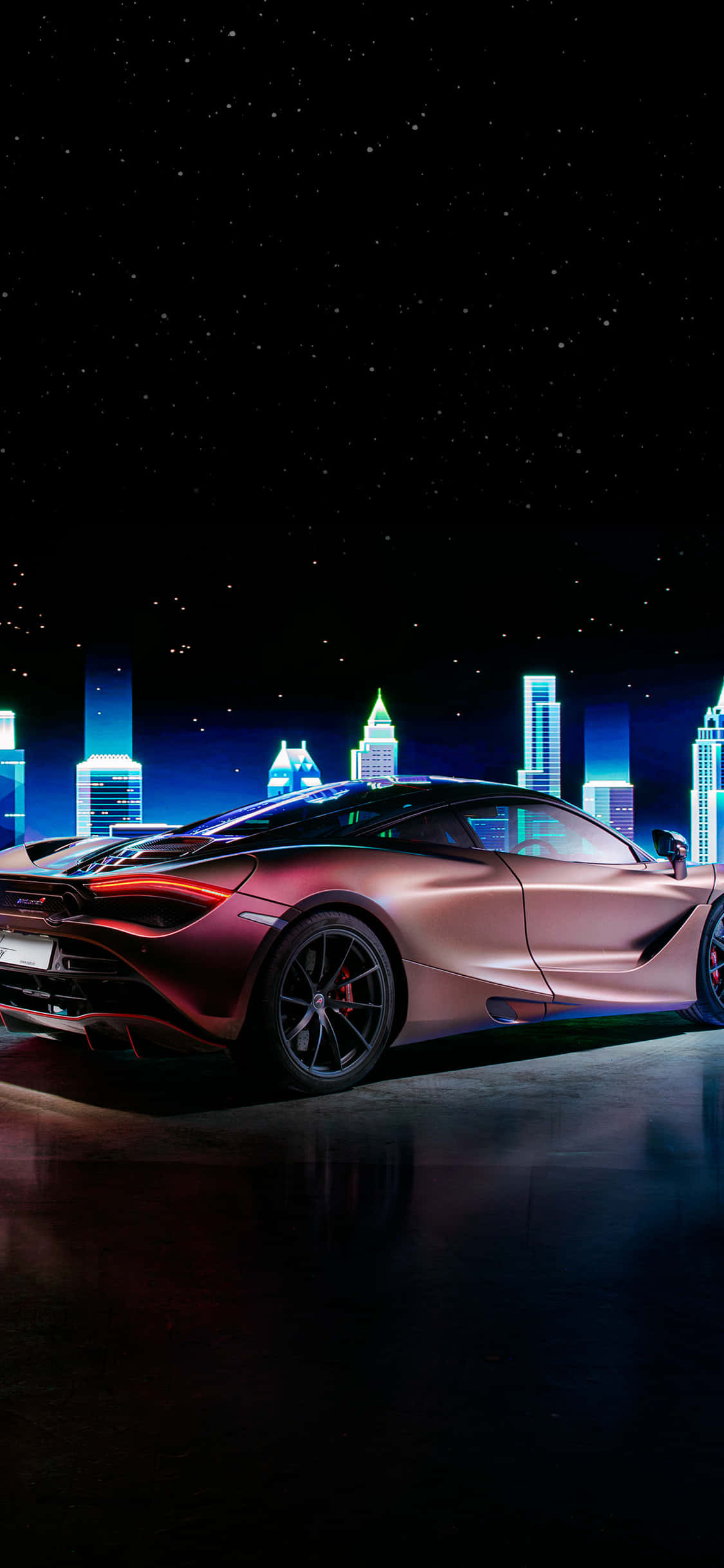 เร็วแรงใน McLaren 720s พร้อม iPhone Xs วอลเปเปอร์