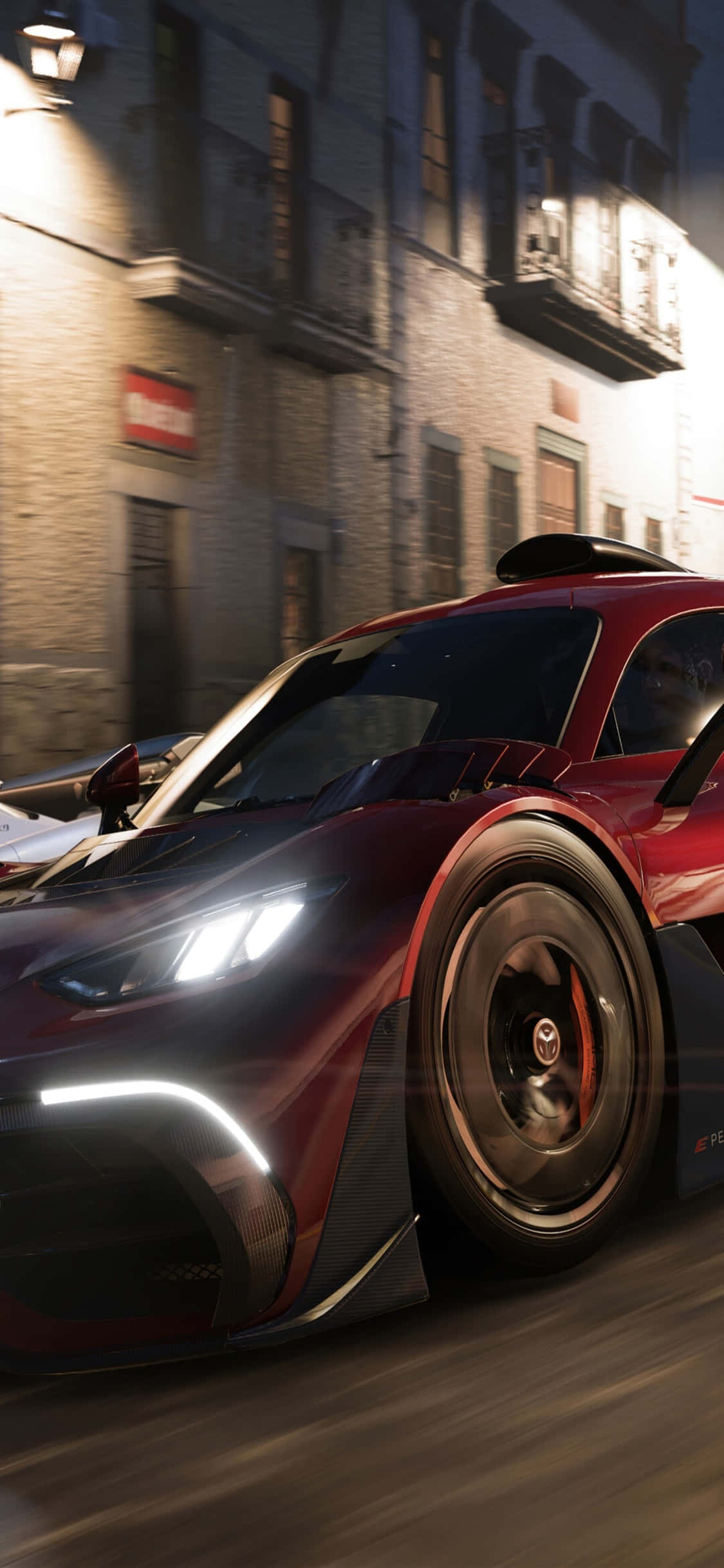 พื้นหลัง McLaren P1 iPhone X Forza Motorsport 7 วอลเปเปอร์