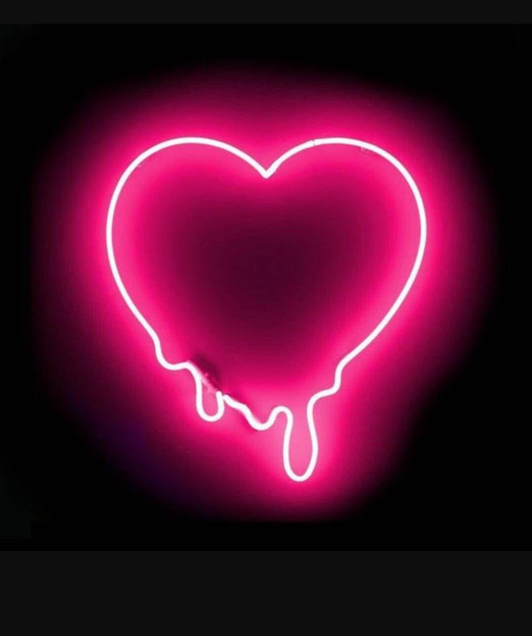 Melting Love: หัวใจสีชมพูสไตล์อาร์ต วอลเปเปอร์