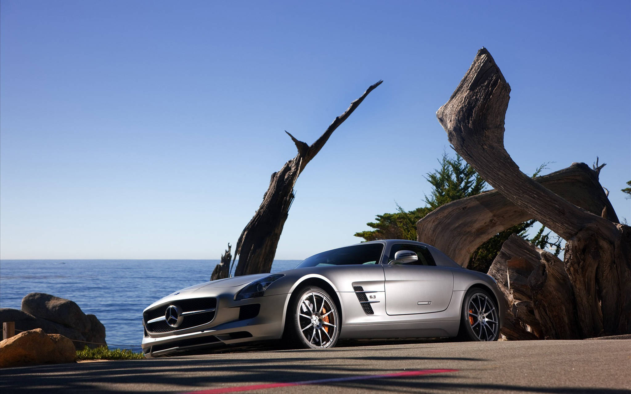 รถ Mercedes-Benz เรียบหรู - ตัวอย่างแห่งความหรูหรา วอลเปเปอร์
