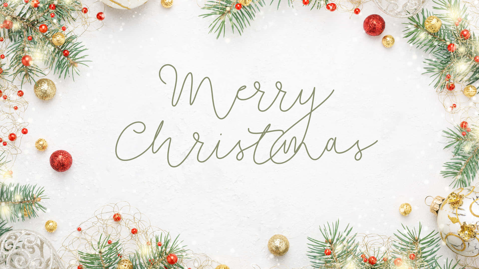ภาพคำอวยพร Merry Christmas ฟรี วอลเปเปอร์
