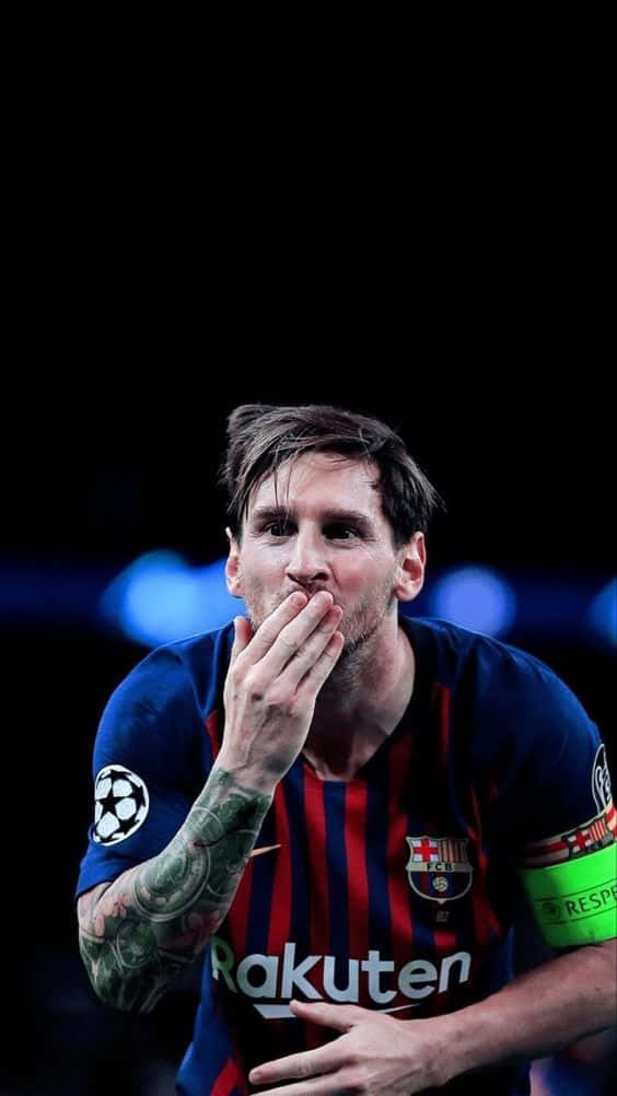 แสดงความภักดีของคุณด้วย Messi iPhone วอลเปเปอร์