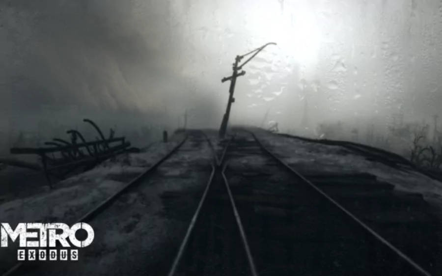Metro Exodus รางรถไฟ 3440x1440 วอลเปเปอร์