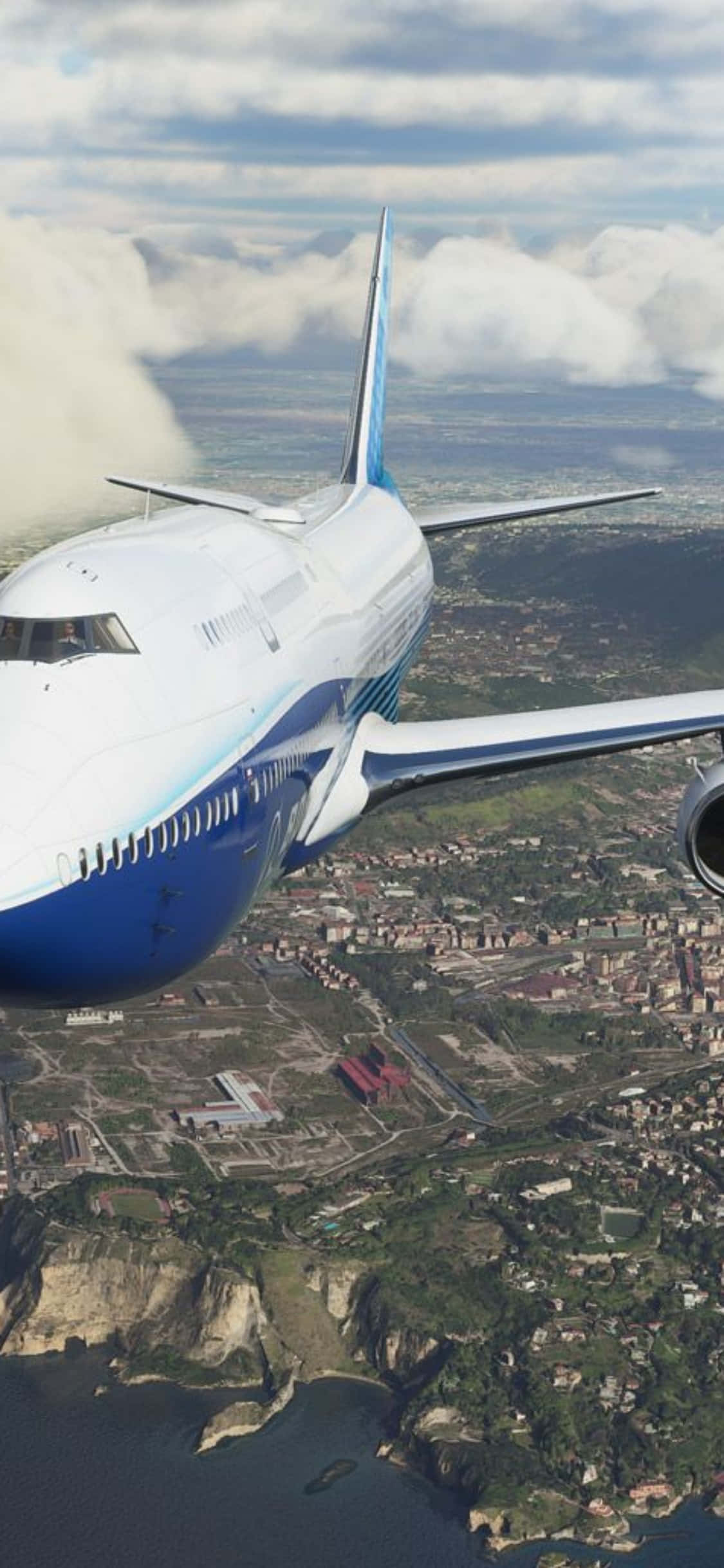 สำรวจท้องฟ้าด้วย Microsoft Flight Simulator บน iPhone XS ที่ปฏิวัติวงการ วอลเปเปอร์