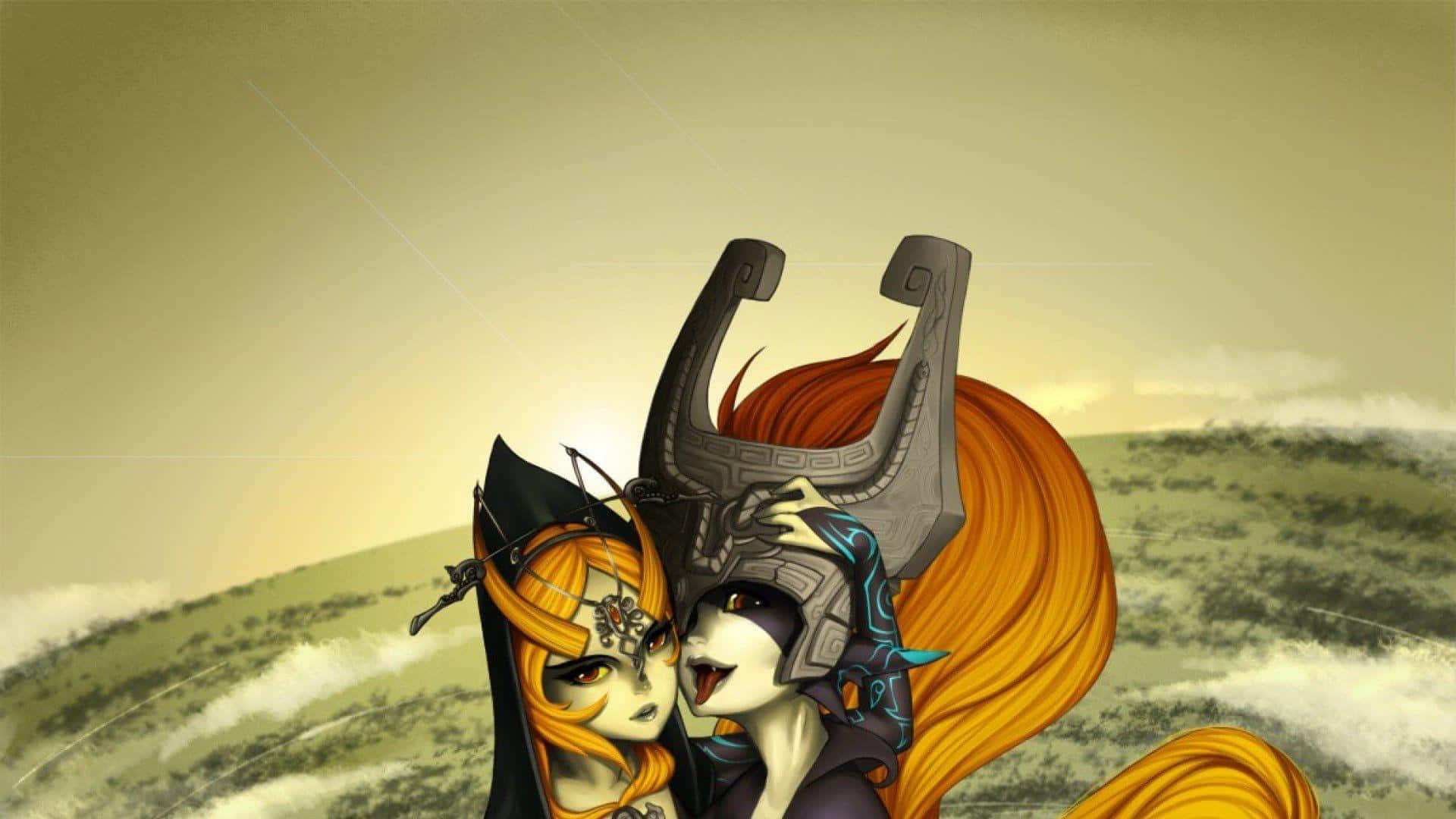 แฟนอาร์ต Midna จากเกม Legend of Zelda Twilight Princess วอลเปเปอร์