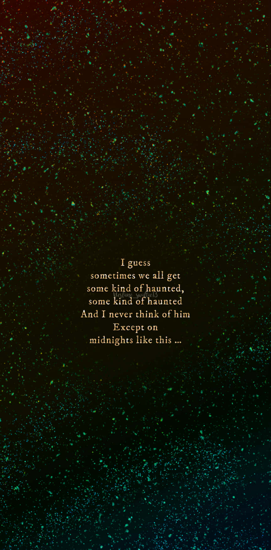 เนื้อเพลง Midnight Rain Taylor Swift วอลเปเปอร์