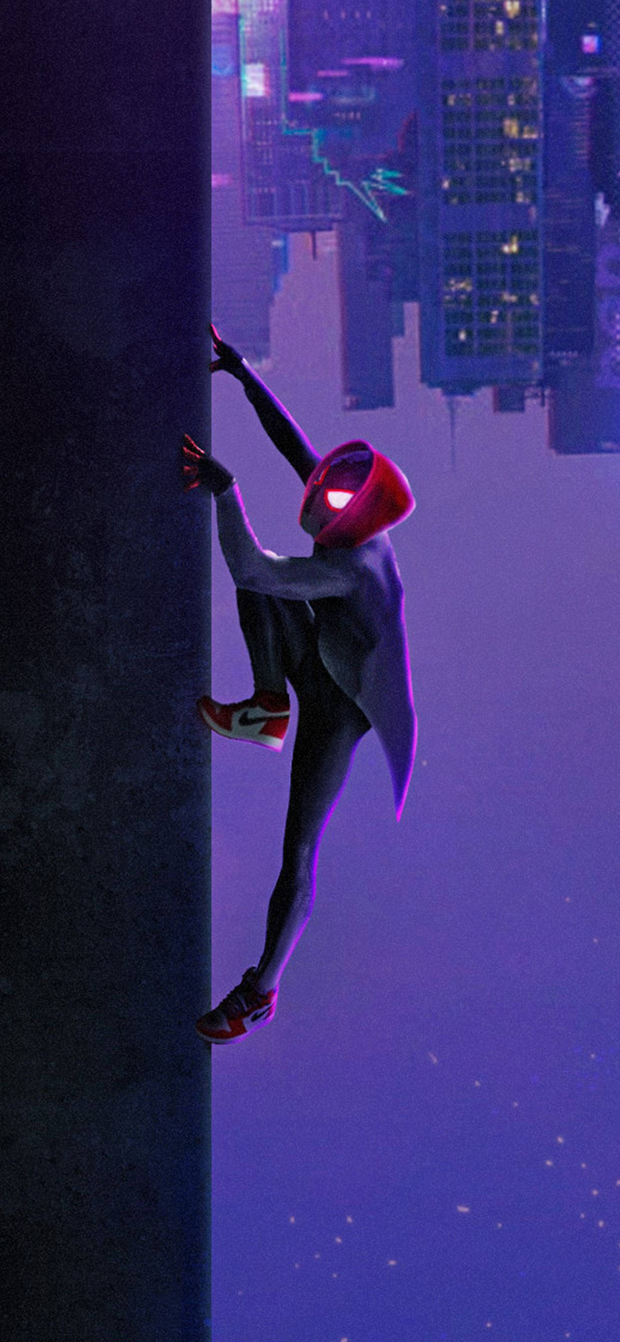 Miles Morales ใน Spider Man Into The Spider Verse วอลเปเปอร์