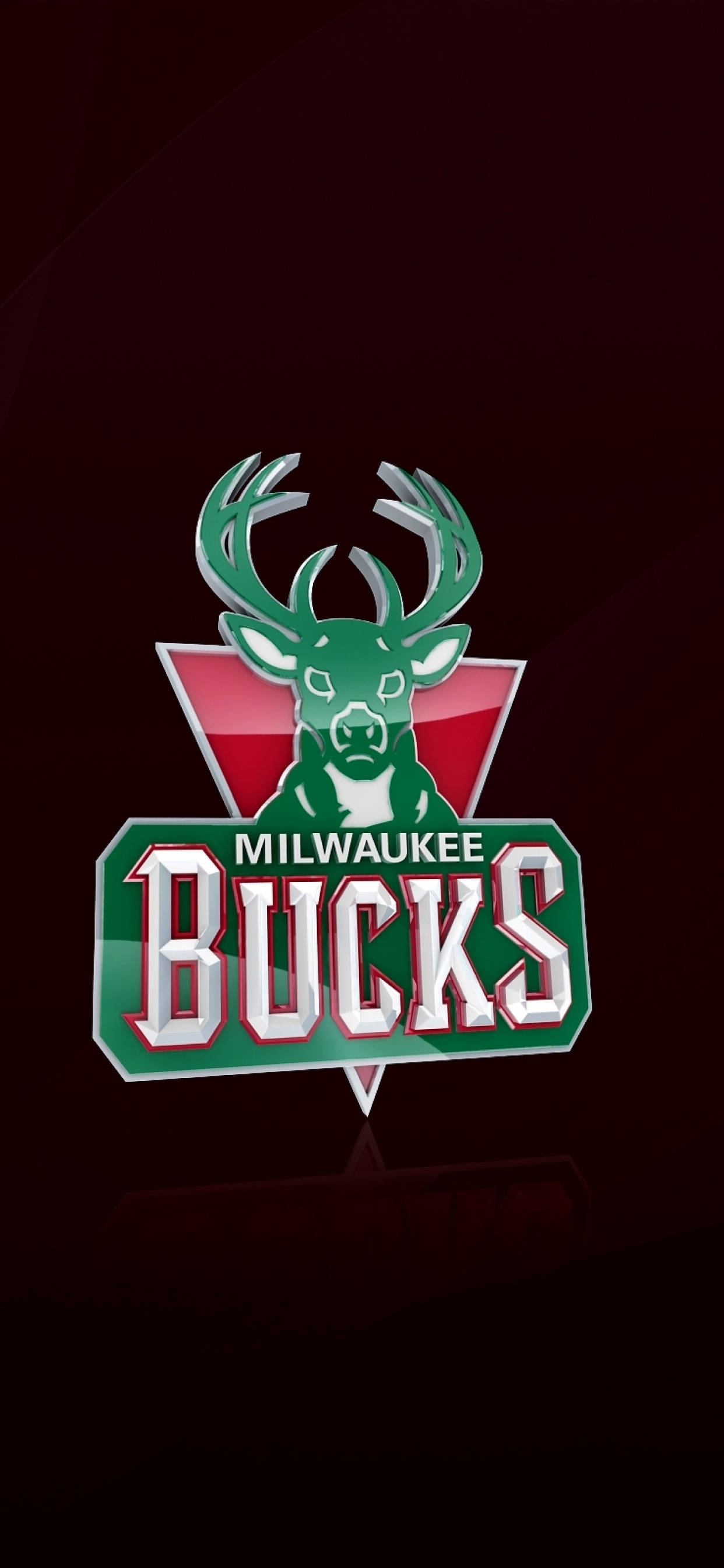 Milwaukee Bucks สีแดงเข้ม วอลเปเปอร์