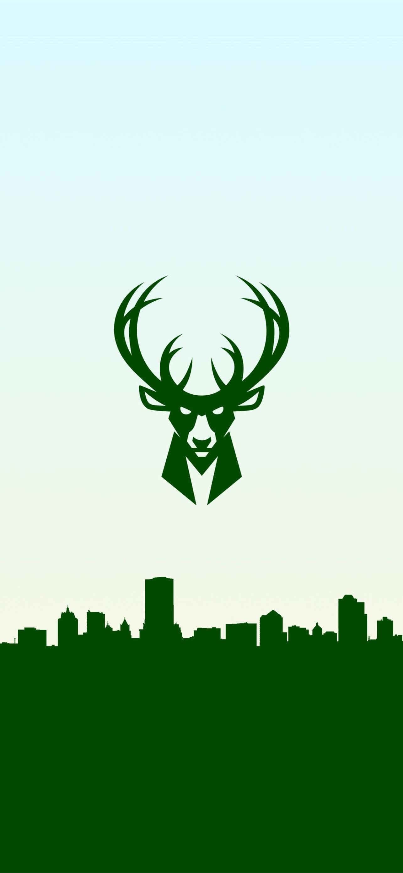 โลโก้สีเขียวของ Milwaukee Bucks วอลเปเปอร์