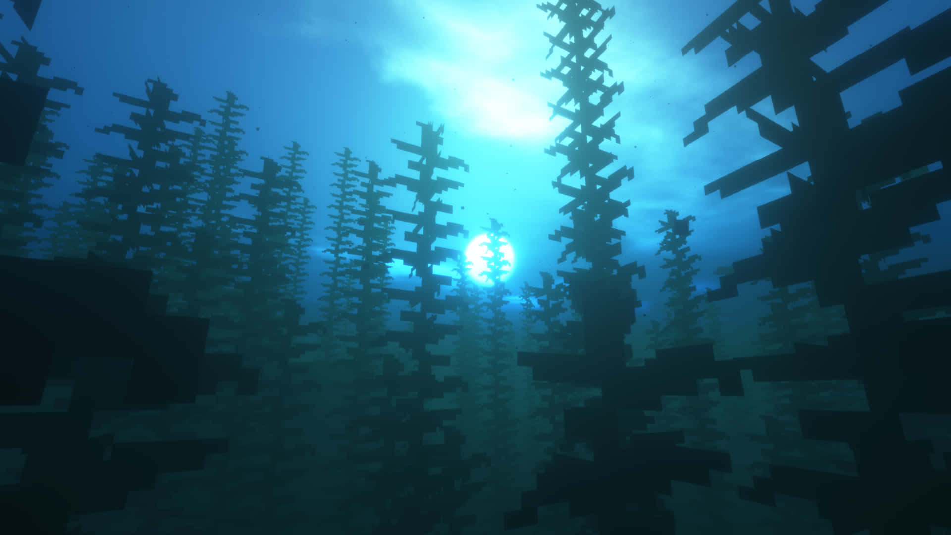 พื้นหลัง Minecraft วอลเปเปอร์