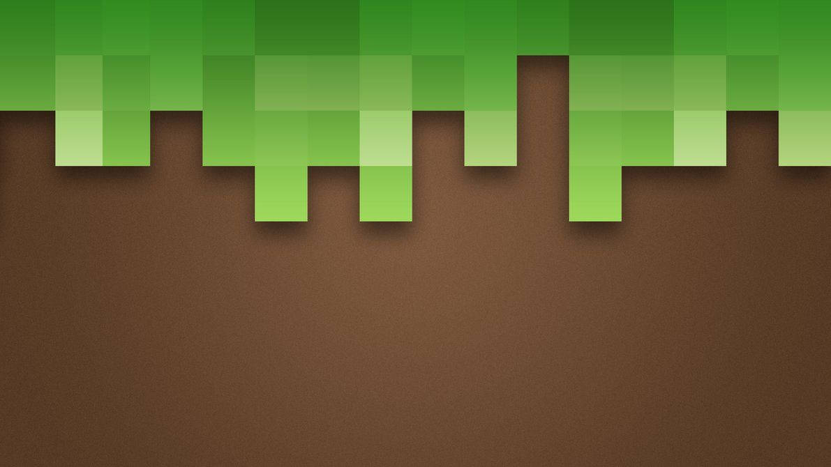 ศิลปะพิกเซลสดใสจากเกมยอดนิยม Minecraft วอลเปเปอร์