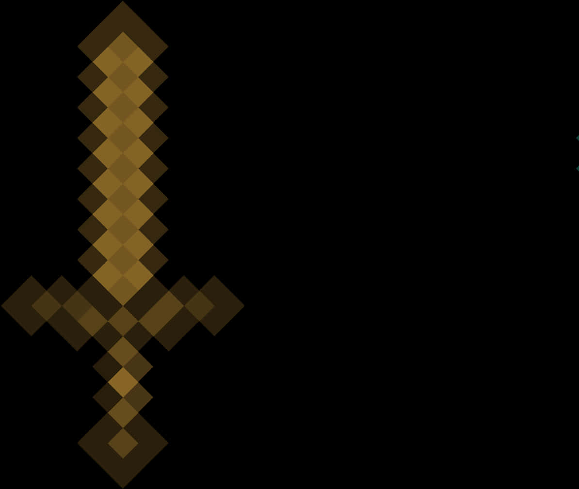ไอคอนดาบสีทองใน Minecraft วอลเปเปอร์