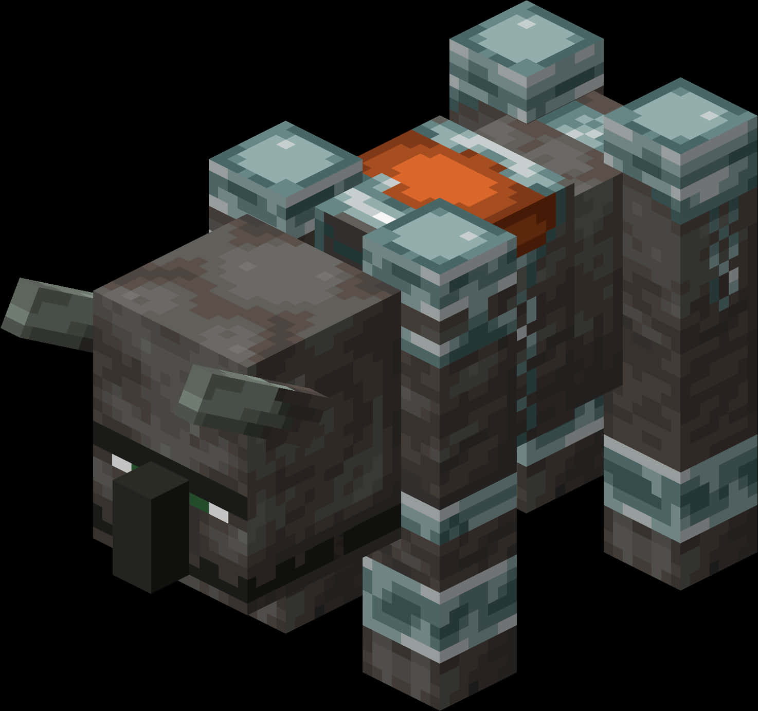 Minecraft Strider: สิ่งมีชีวิต วอลเปเปอร์