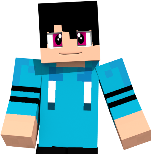 ตัวละคร Minecraft เสื้อสีฟ้า วอลเปเปอร์