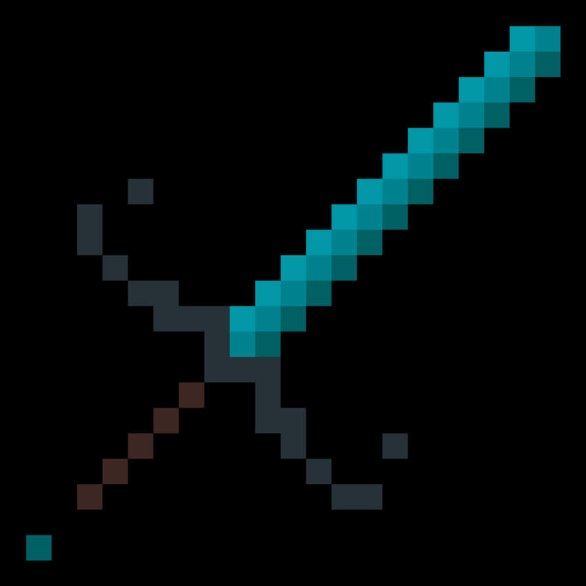 กราฟิกดาบเพชร Minecraft วอลเปเปอร์
