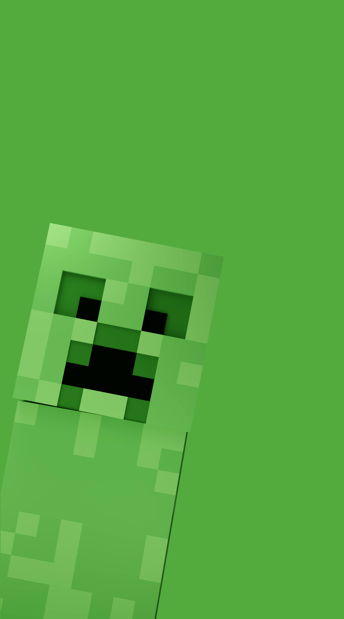 Minecraft โทรศัพท์ กรีนครีปเปอร์ วอลเปเปอร์