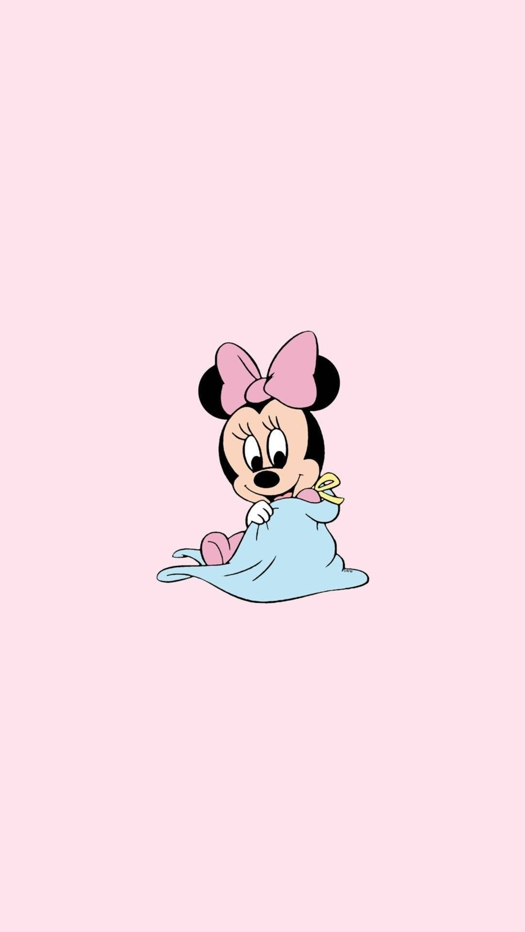 Minnie Mouse น่ารัก iPhone วอลเปเปอร์