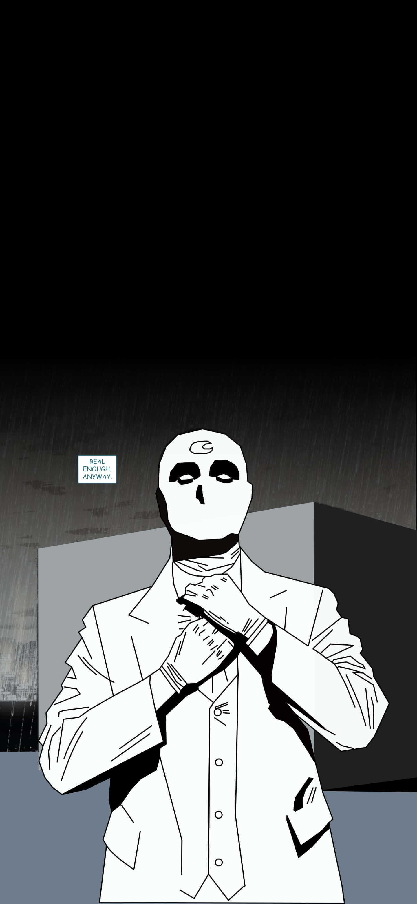 Moon Knight มินิมอลของ Marvel วอลเปเปอร์