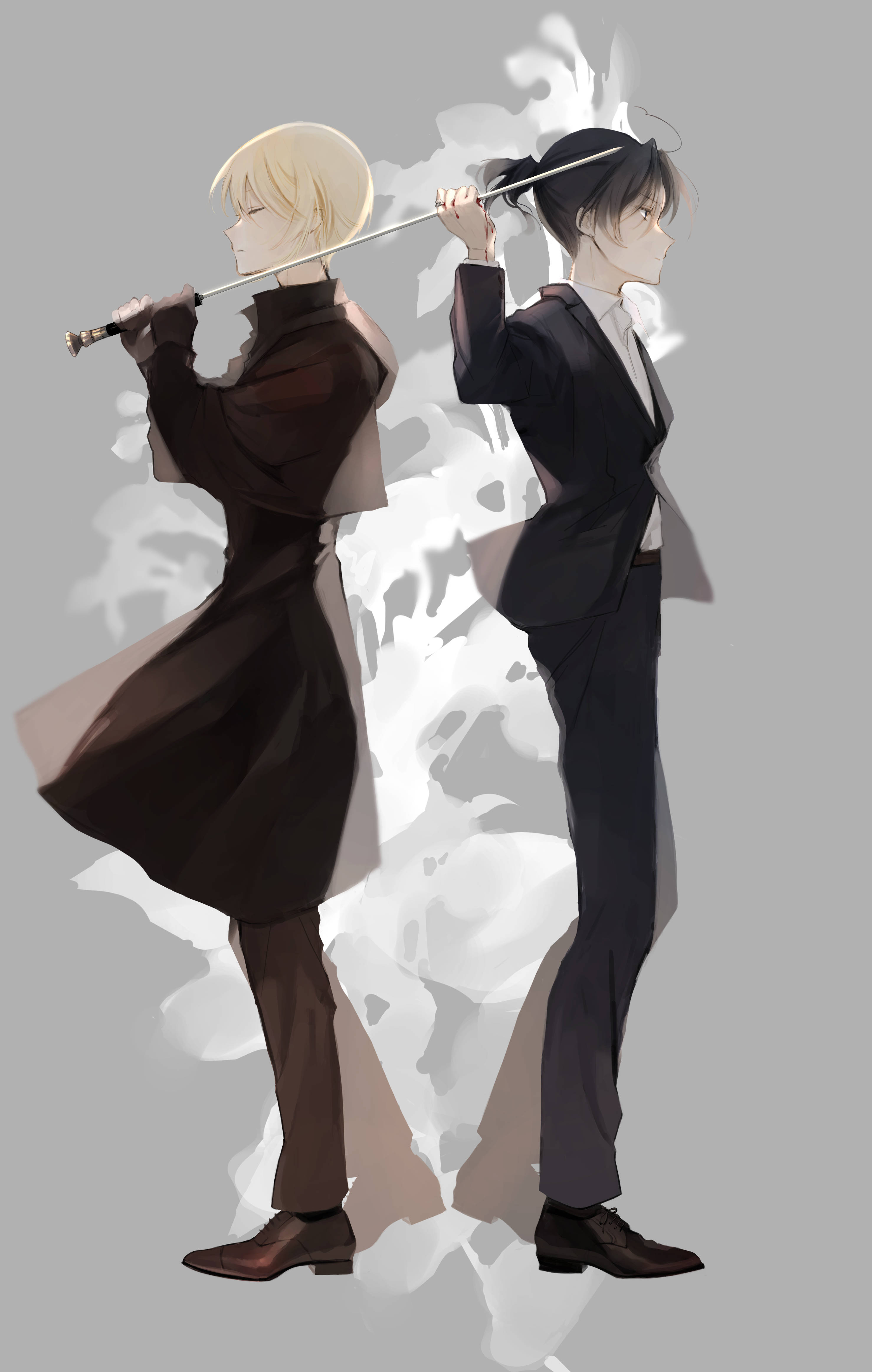 แฟนอาร์ต Moriarty The Patriot วิลเลียม และ เชอร์ล็อค วอลเปเปอร์