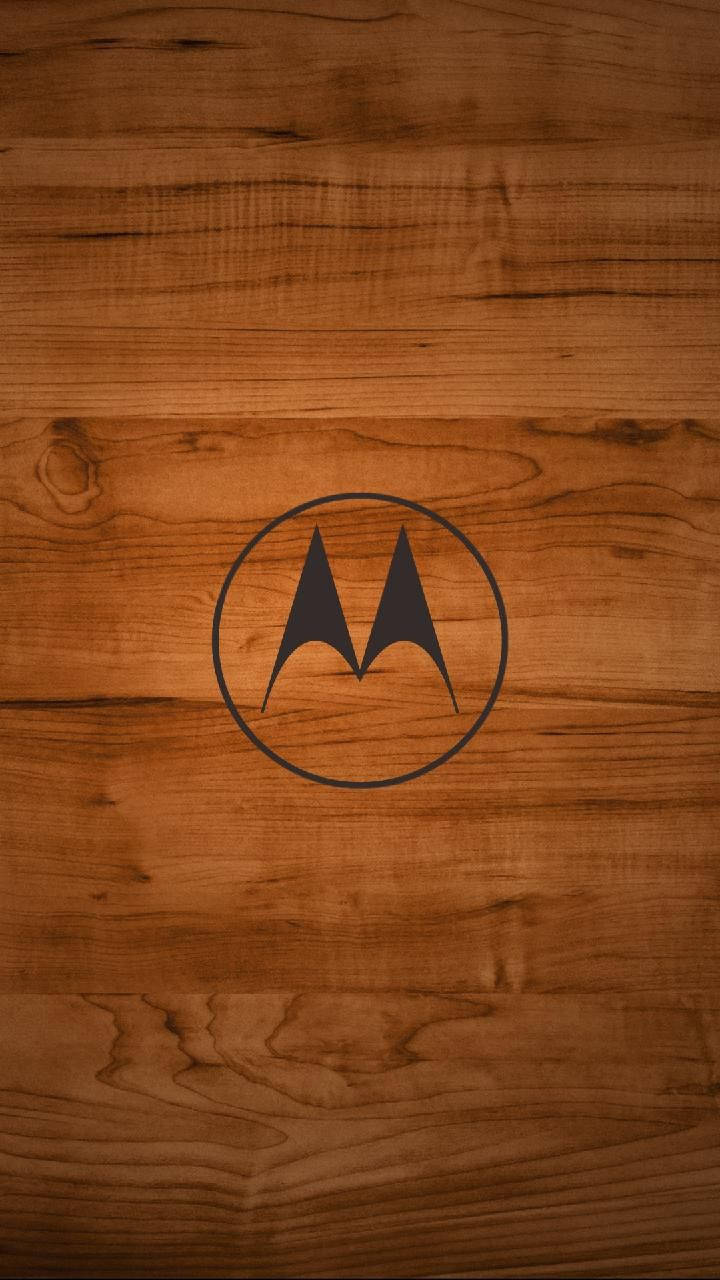 โลโก้ Motorola บนไม้ วอลเปเปอร์