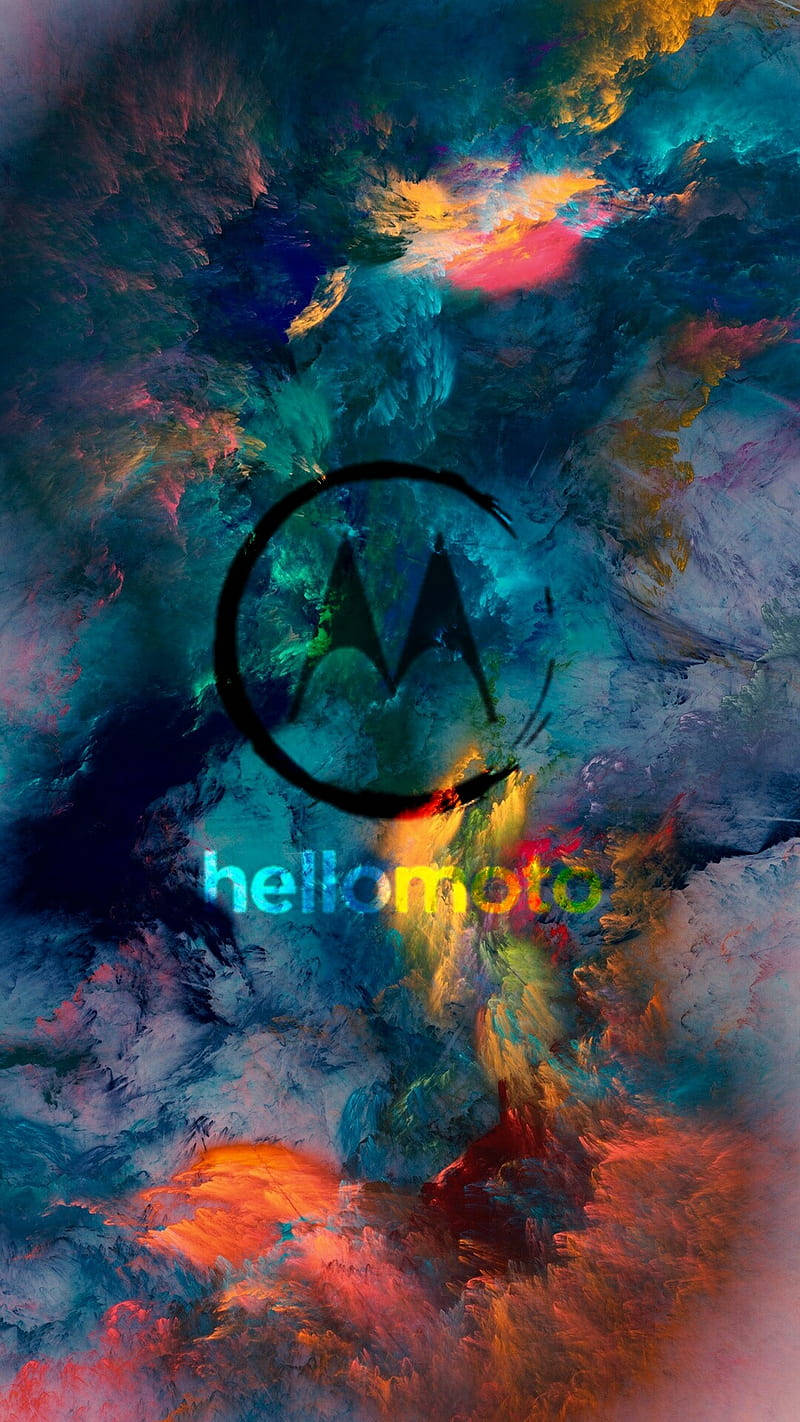 ศิลปะเมฆสีสัน Motorola วอลเปเปอร์