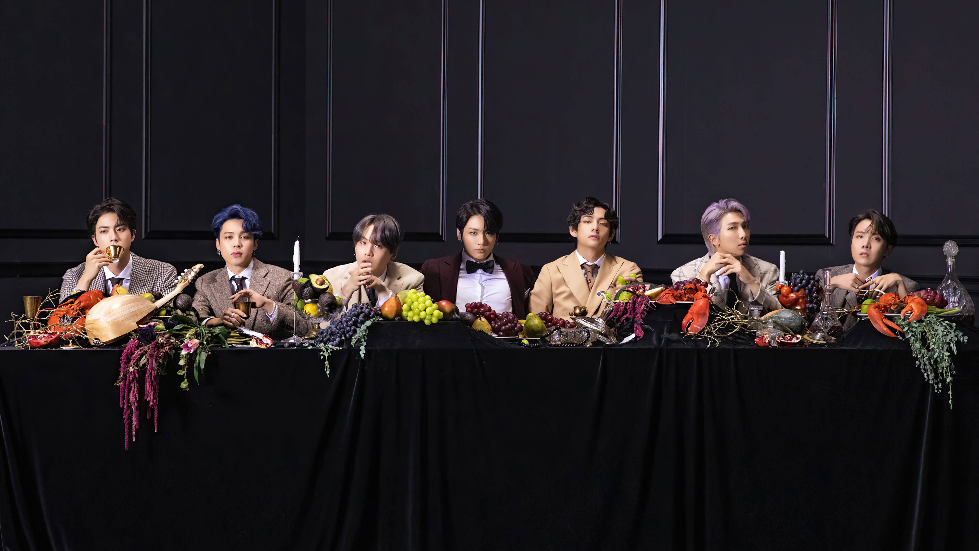 วอลเปเปอร์โน้ตบุ๊กคอนเซ็ปต์ทีเซอร์ MOTS 7 สุดเท่ของ BTS วอลเปเปอร์