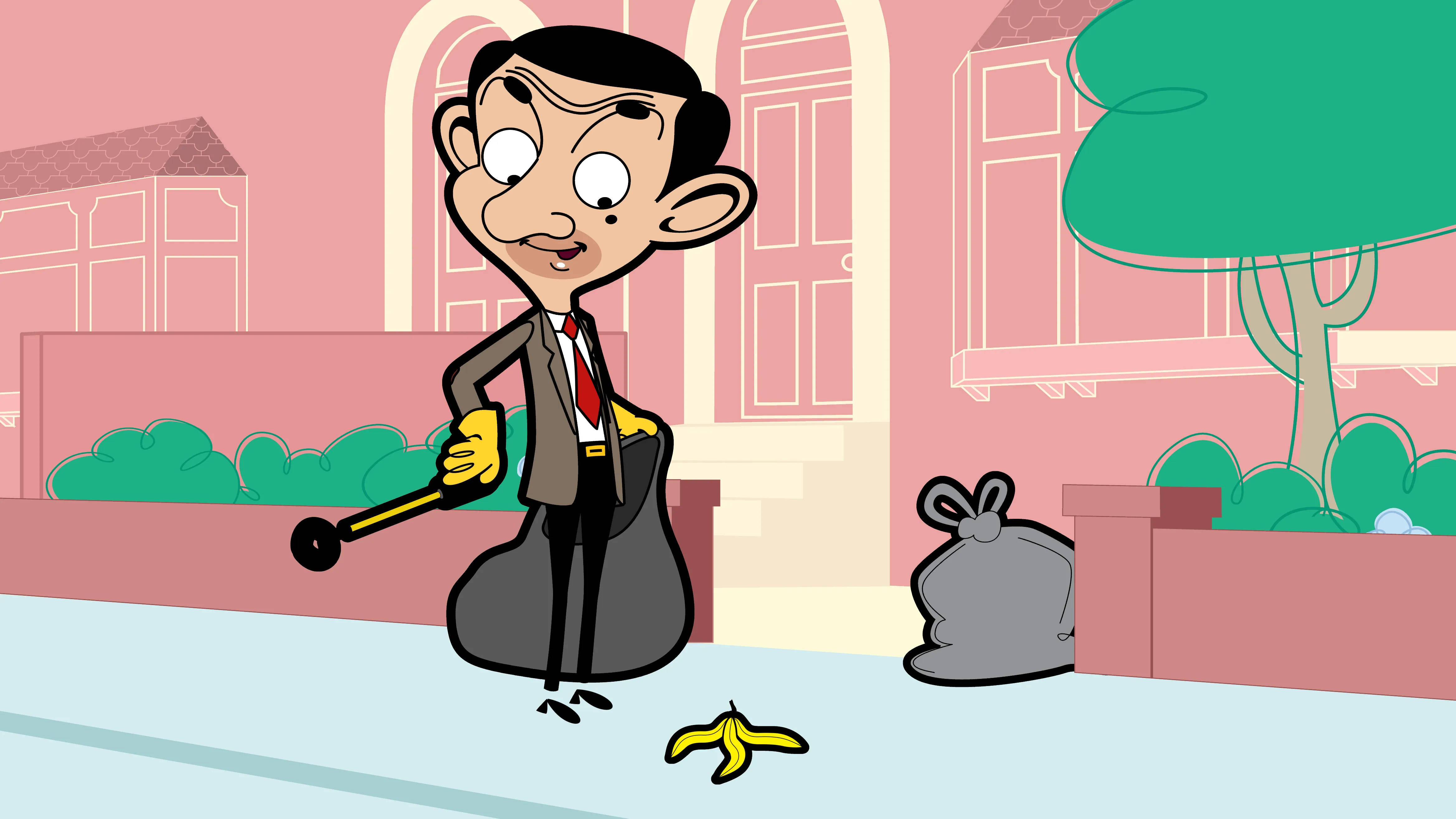 Mr Bean 4K เปลือกกล้วย วอลเปเปอร์