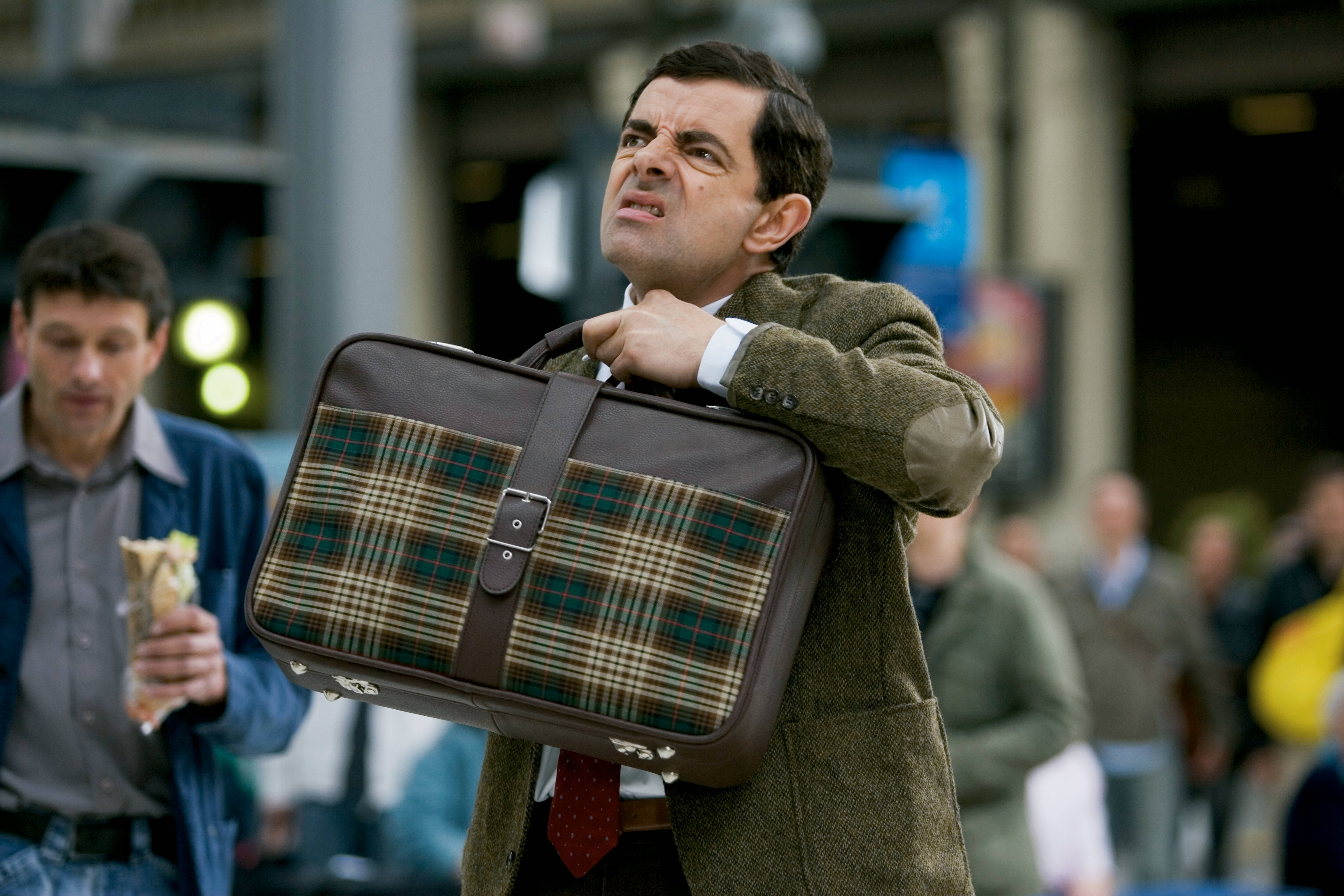 กระเป๋าเดินทาง Mr Bean 4K วอลเปเปอร์