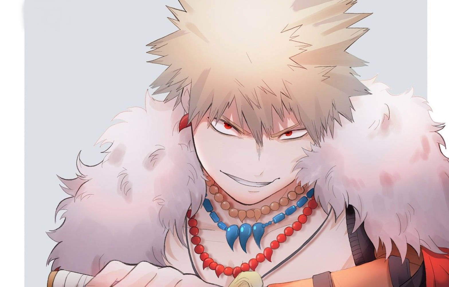 บาคุโกะน่ารัก My Hero Academia ผ้าพันคอขนสัตว์ วอลเปเปอร์