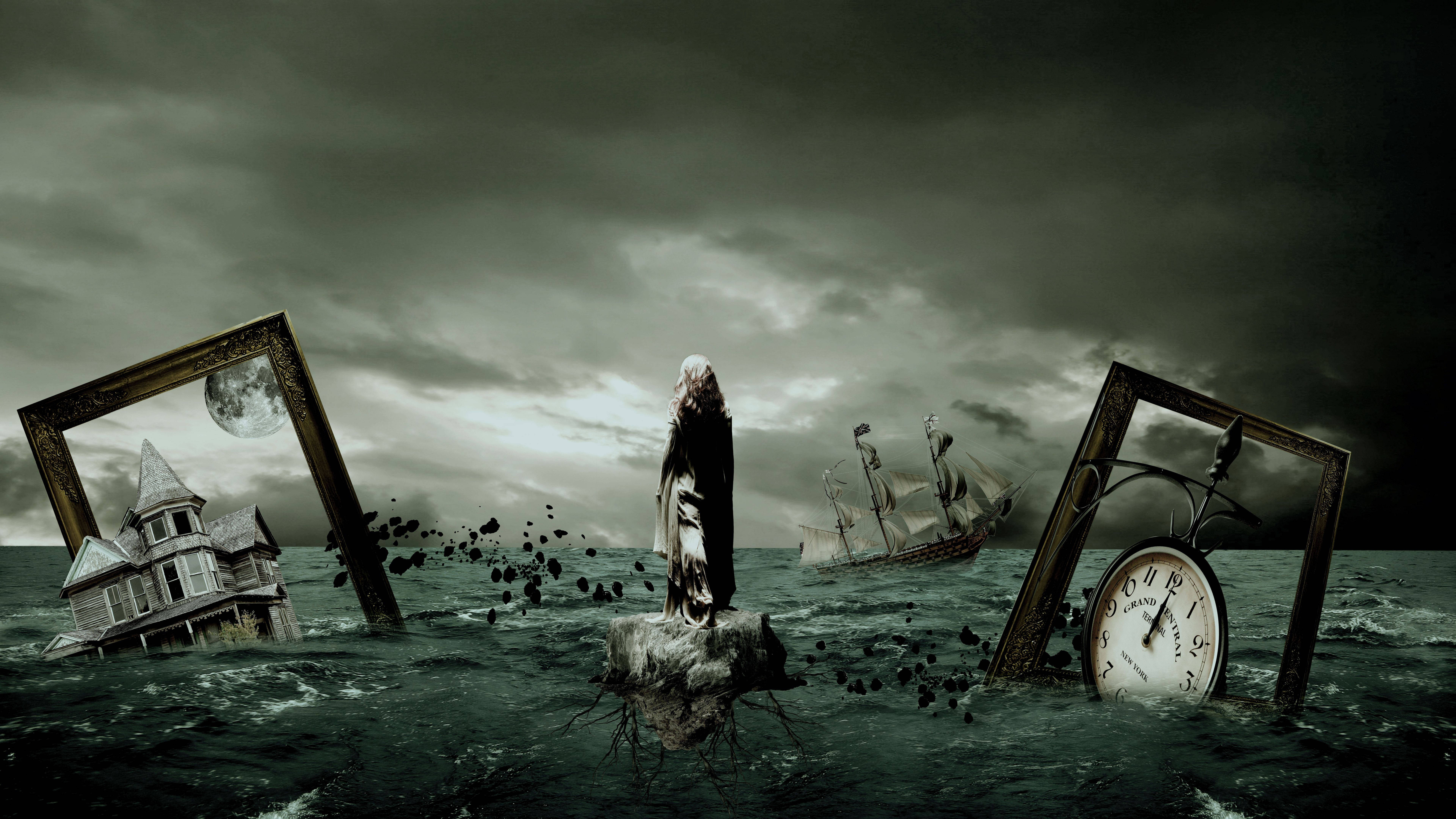 Mystical 8K 7680x4320 Ultra HD Resolution Desktop วอลเปเปอร์