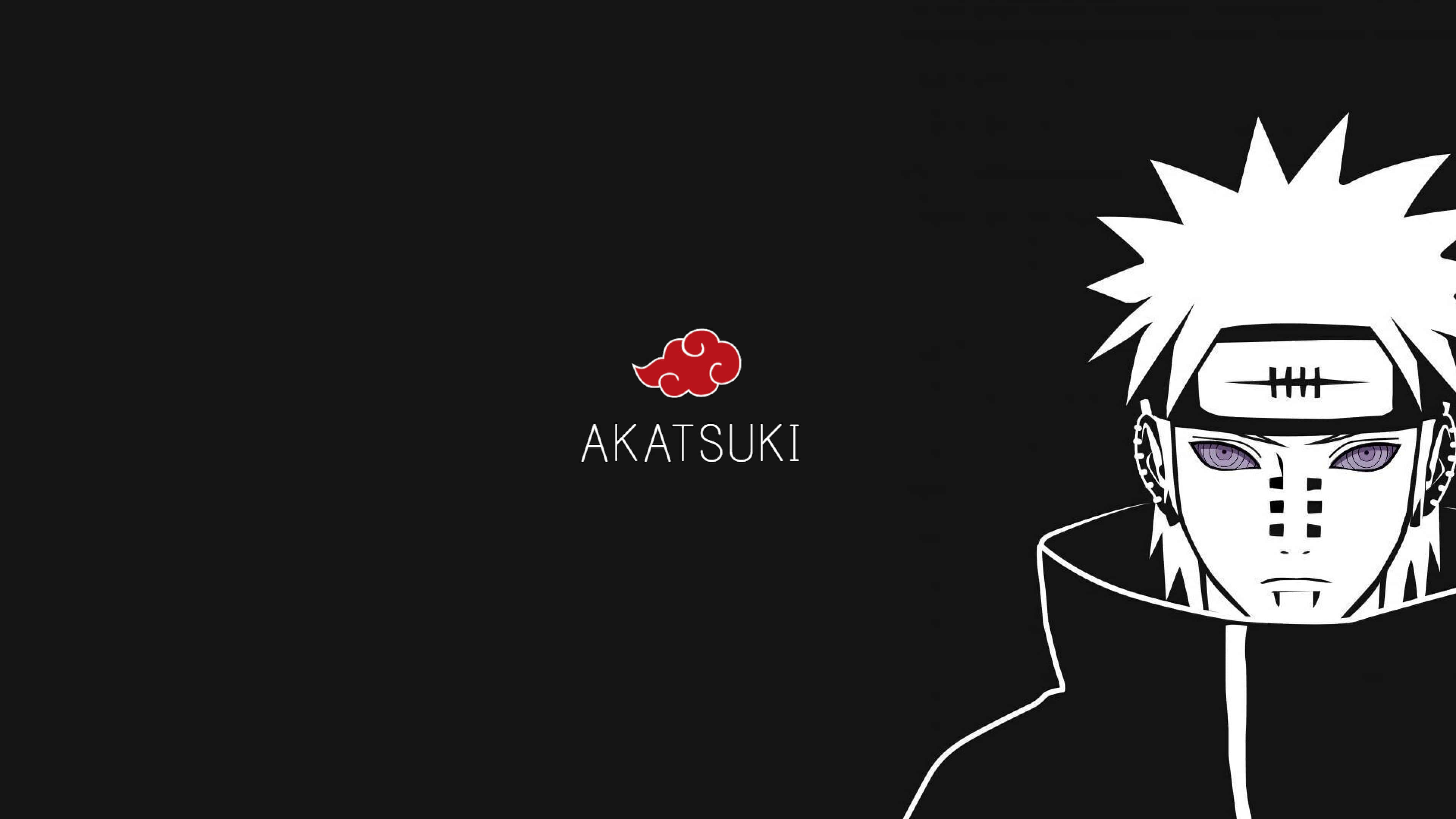 Nagato ขาวดำสไตล์อากัตสึกิ วอลเปเปอร์