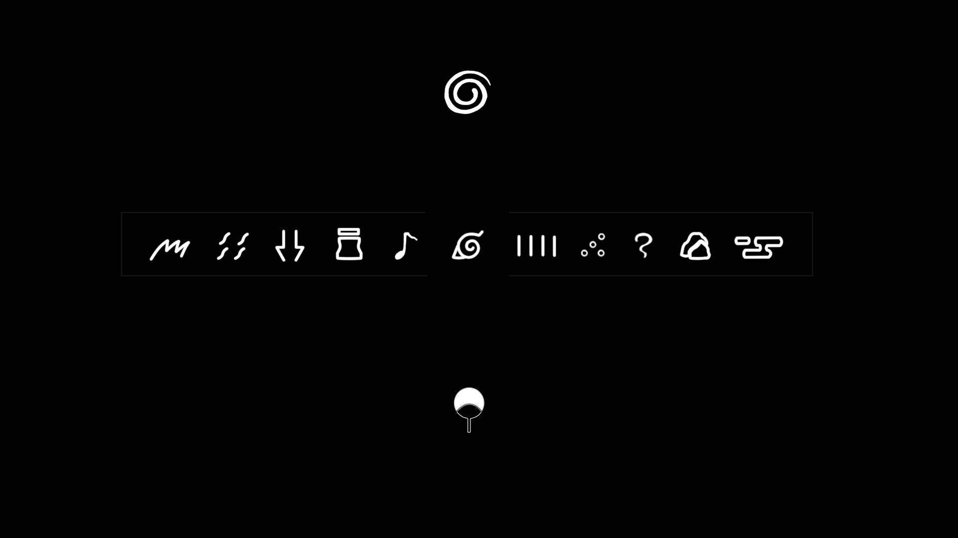 สัญลักษณ์หมู่บ้านนินจา Naruto สำหรับแล็ปท็อป วอลเปเปอร์