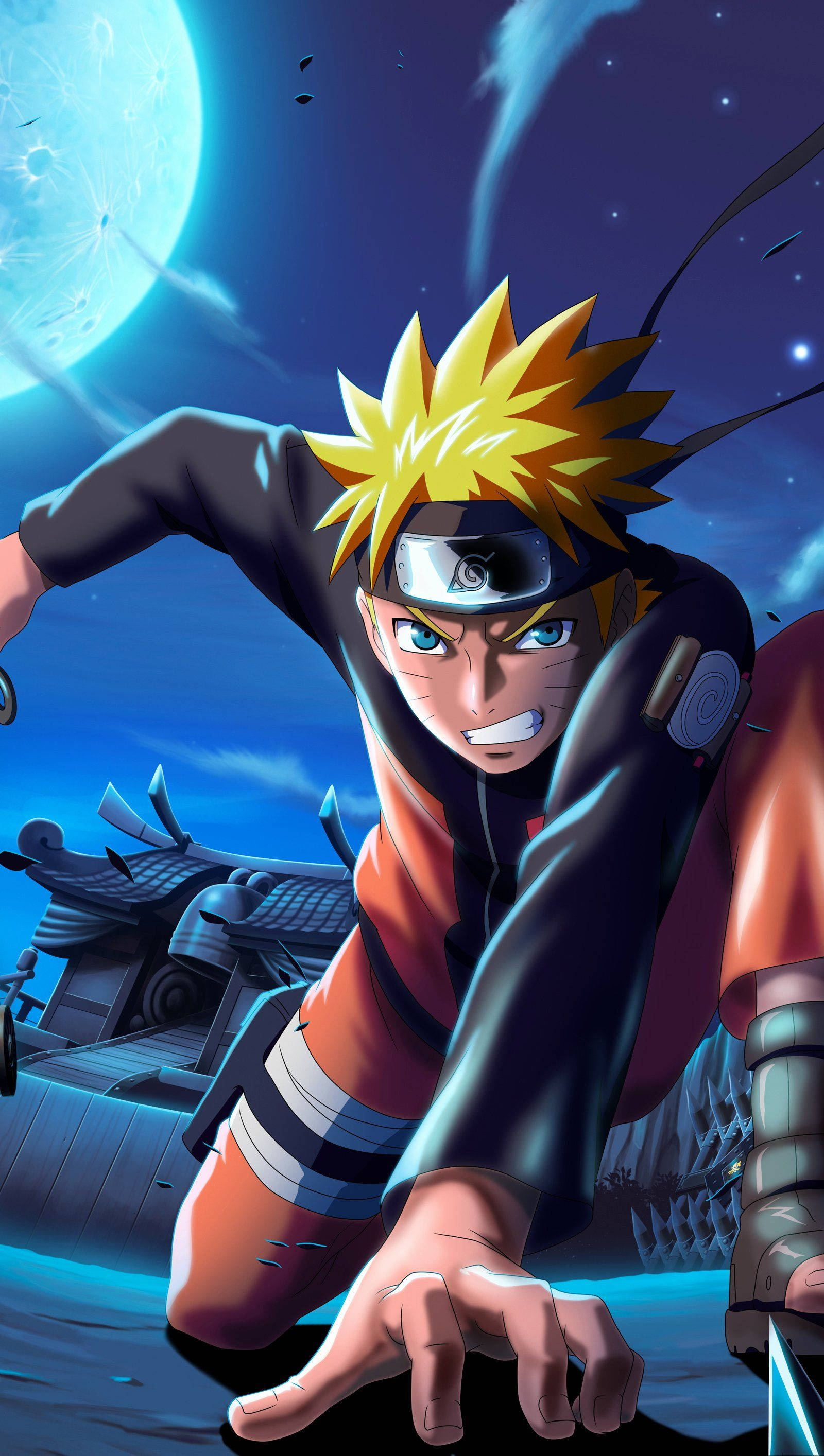 ศึกกลางจันทร์เดือด - Naruto Mobile 4K วอลเปเปอร์