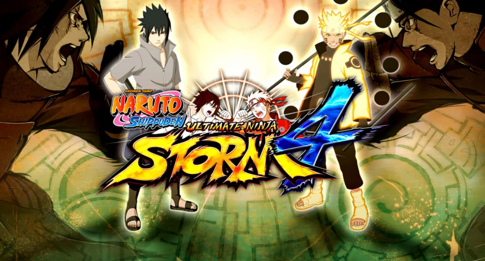 ปกเกม Naruto บน PS4 วอลเปเปอร์