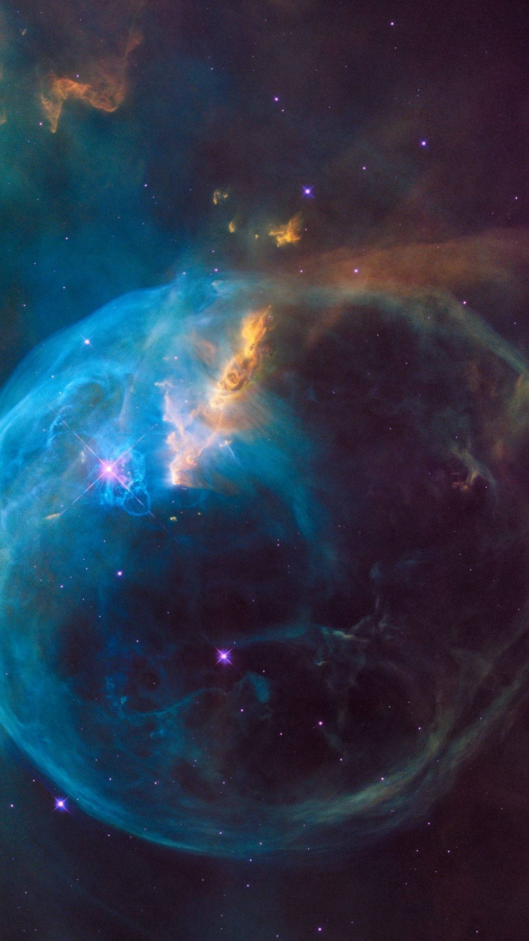 NASA iPhone เนบิวลาสวยงาม วอลเปเปอร์
