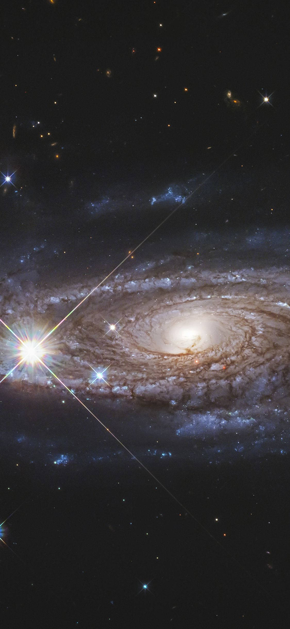 NASA iPhone กาแล็กซีส่องสว่าง วอลเปเปอร์