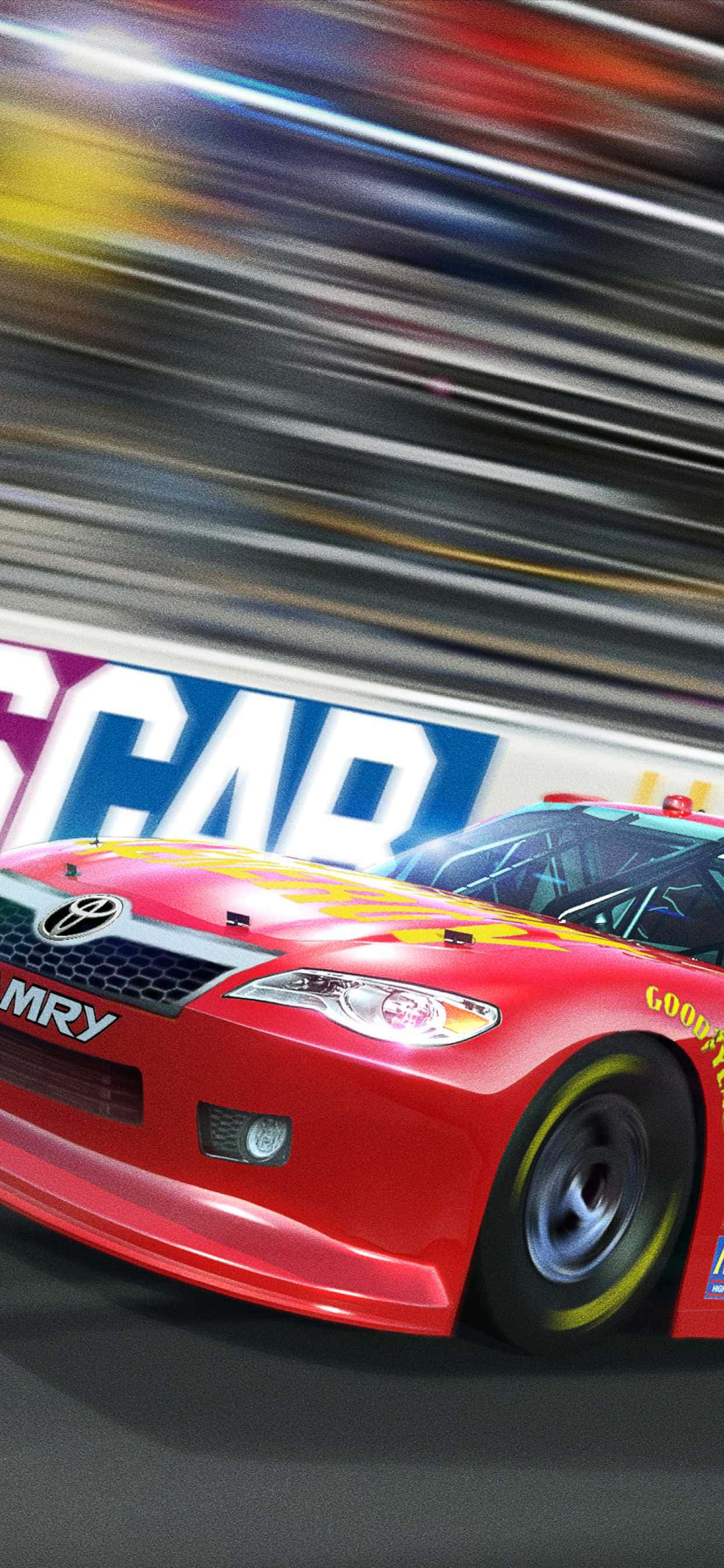 รับความสนุกของการแข่งรถ Nascar ติดตัวไปทุกที่ด้วย iPhone วอลเปเปอร์
