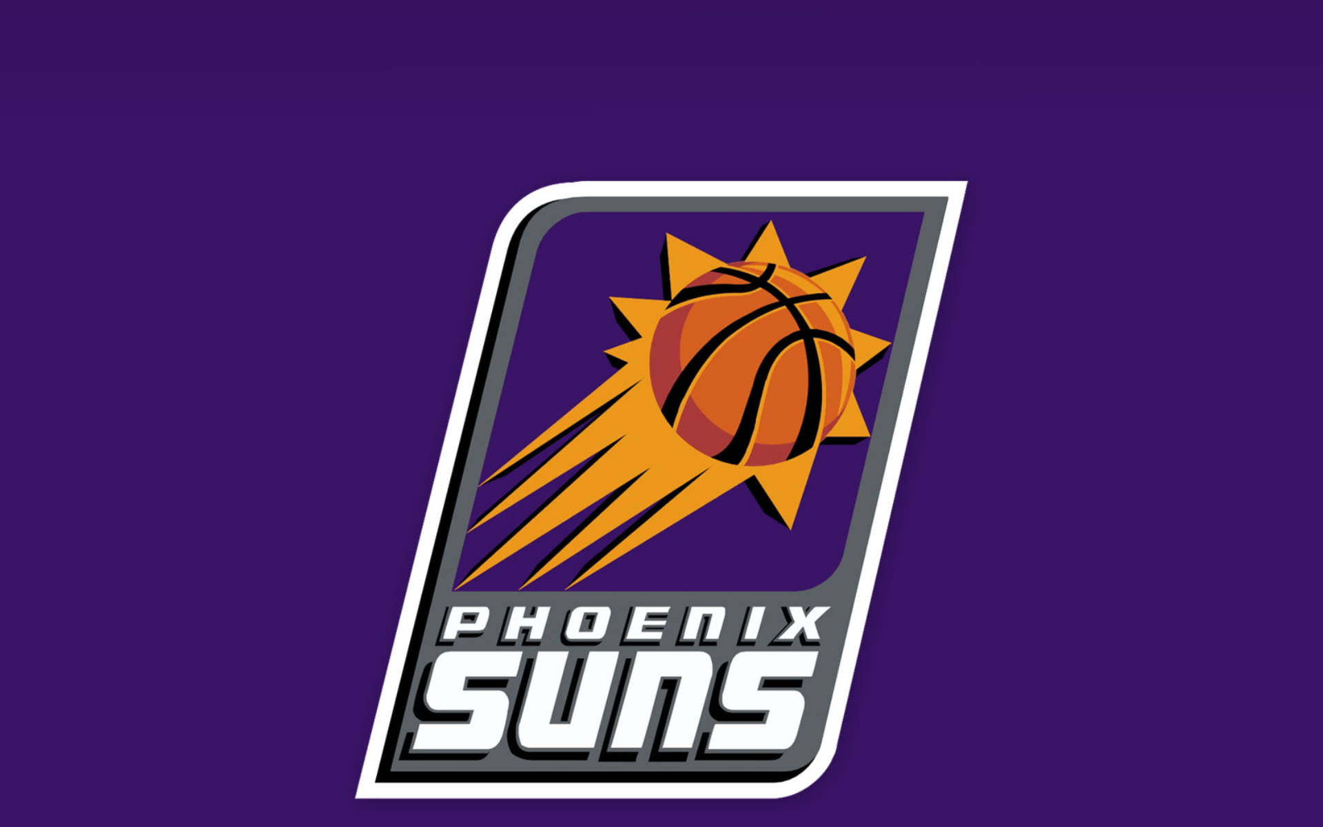 โลโก้ NBA Phoenix Suns สีม่วง วอลเปเปอร์
