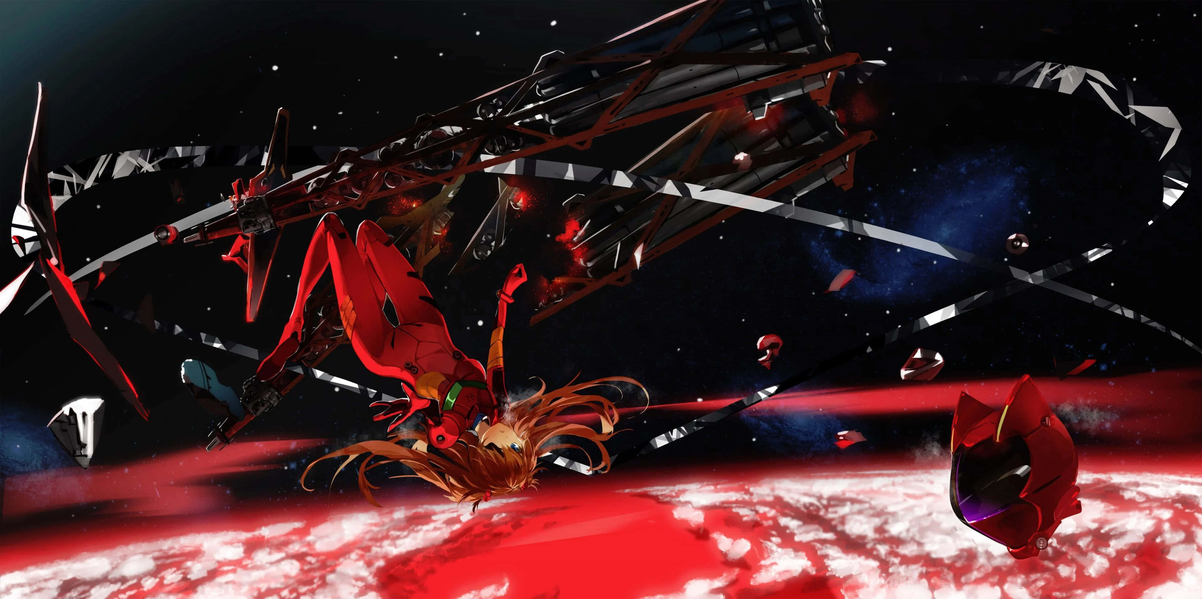 ฉากสุดยอดและทรงพลังใน Neon Genesis Evangelion วอลเปเปอร์