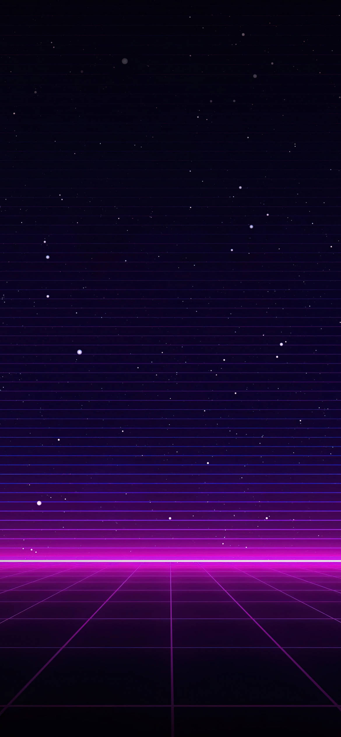 Neon Purple iPhone Galaxy Stripes วอลเปเปอร์