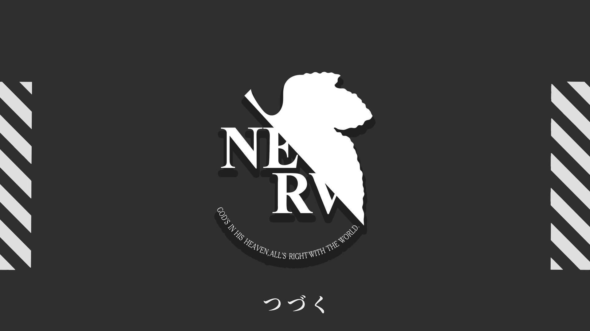 สัญลักษณ์ NERV Evangelion 4K วอลเปเปอร์