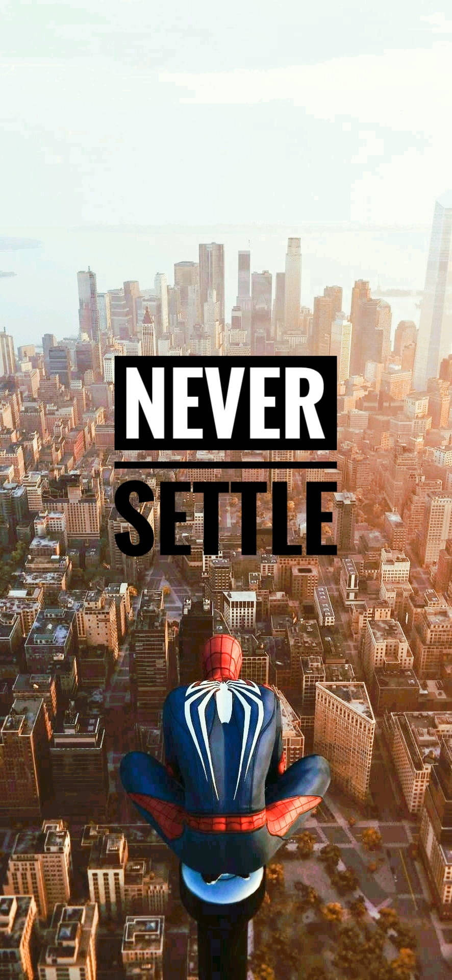พื้นหลังนิวยอร์ก Never Settle วอลเปเปอร์