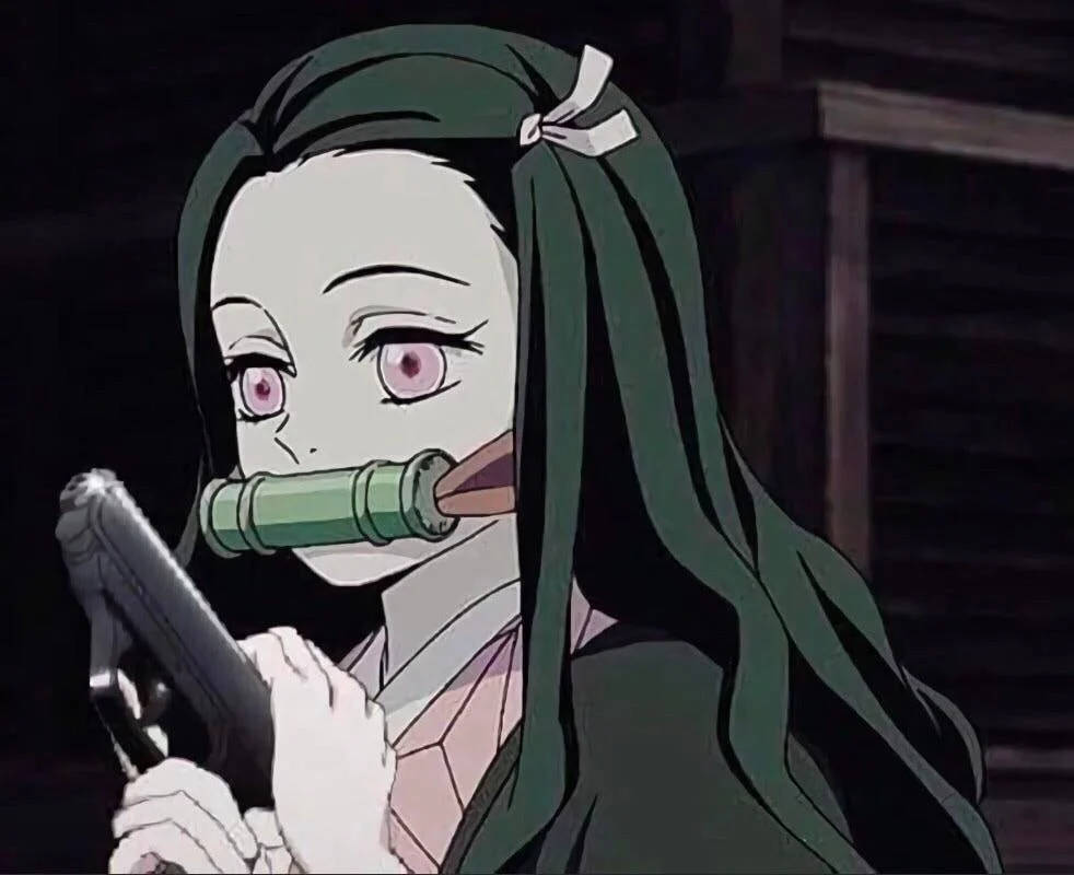 ปีศาจปืน Nezuko นักล่าปีศาจ วอลเปเปอร์
