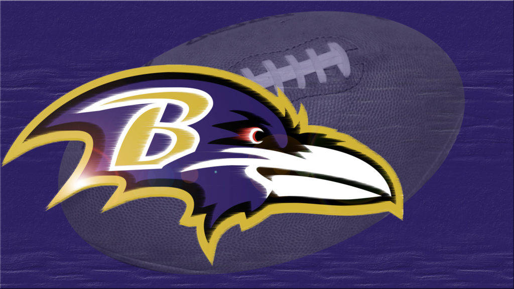 โลโก้ทีมอเมริกันฟุตบอล NFL บัลติมอร์ เรเวนส์ วอลเปเปอร์