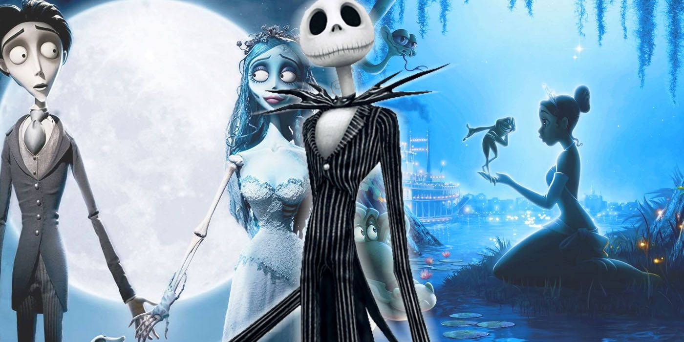 Nightmare Before Christmas ปะทะ Corpse Bride วอลเปเปอร์