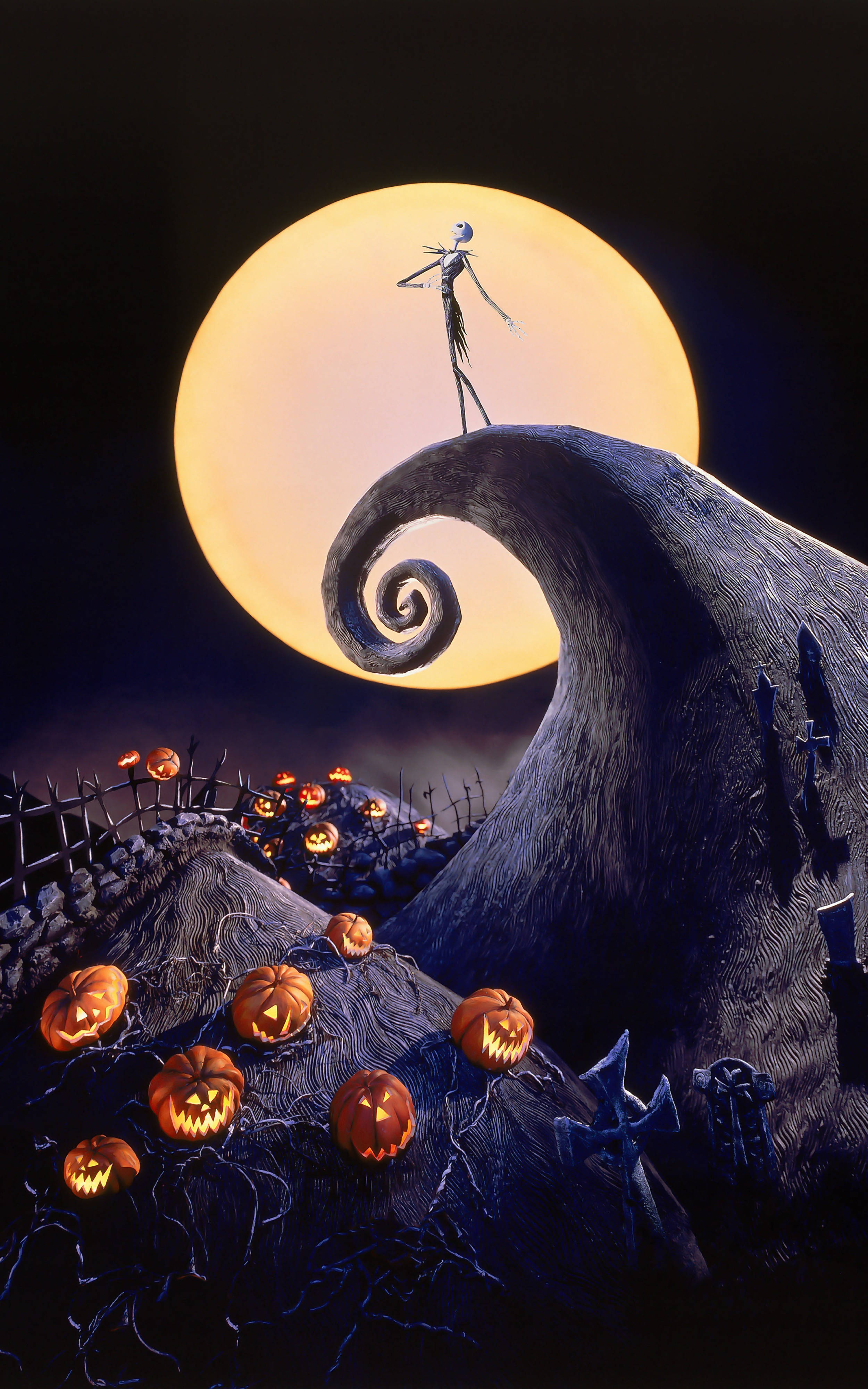 มือถือ Nightmare Before Christmas วอลเปเปอร์