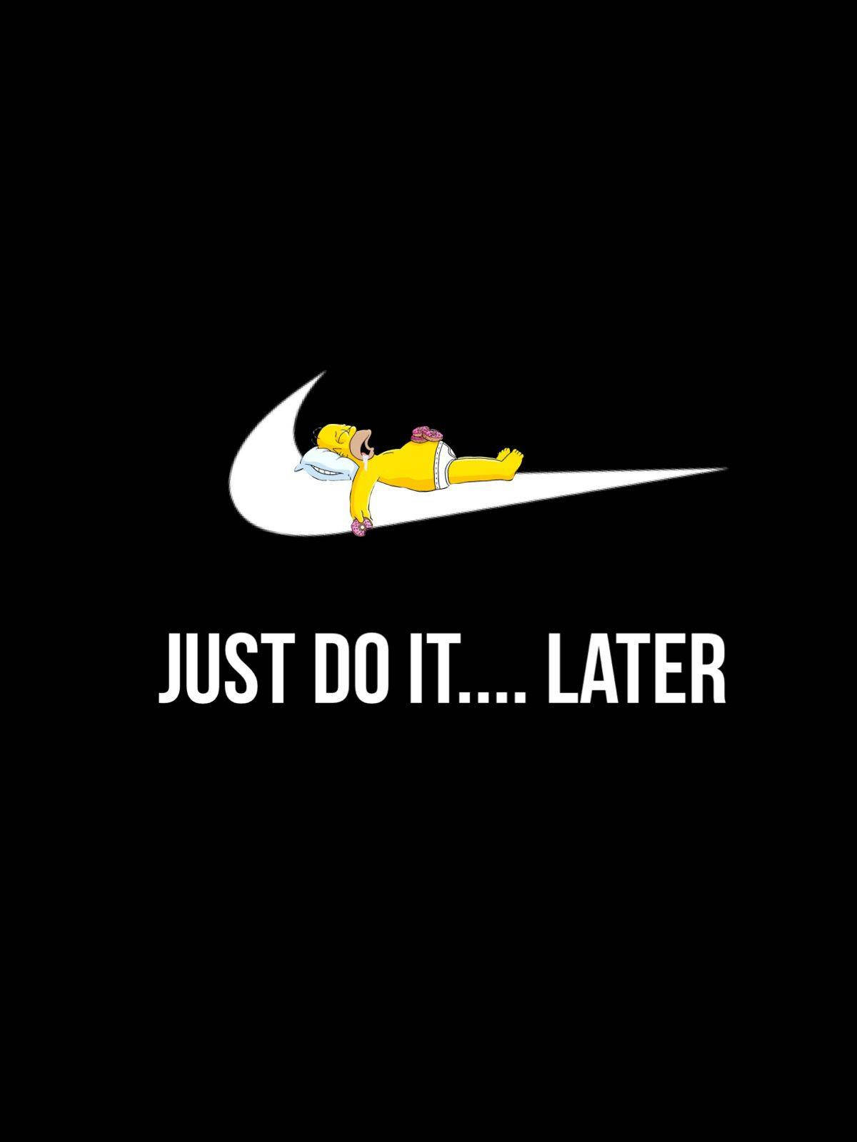 ฮอเมอร์ตลกสไตล์ Nike สุนทรีย์ วอลเปเปอร์
