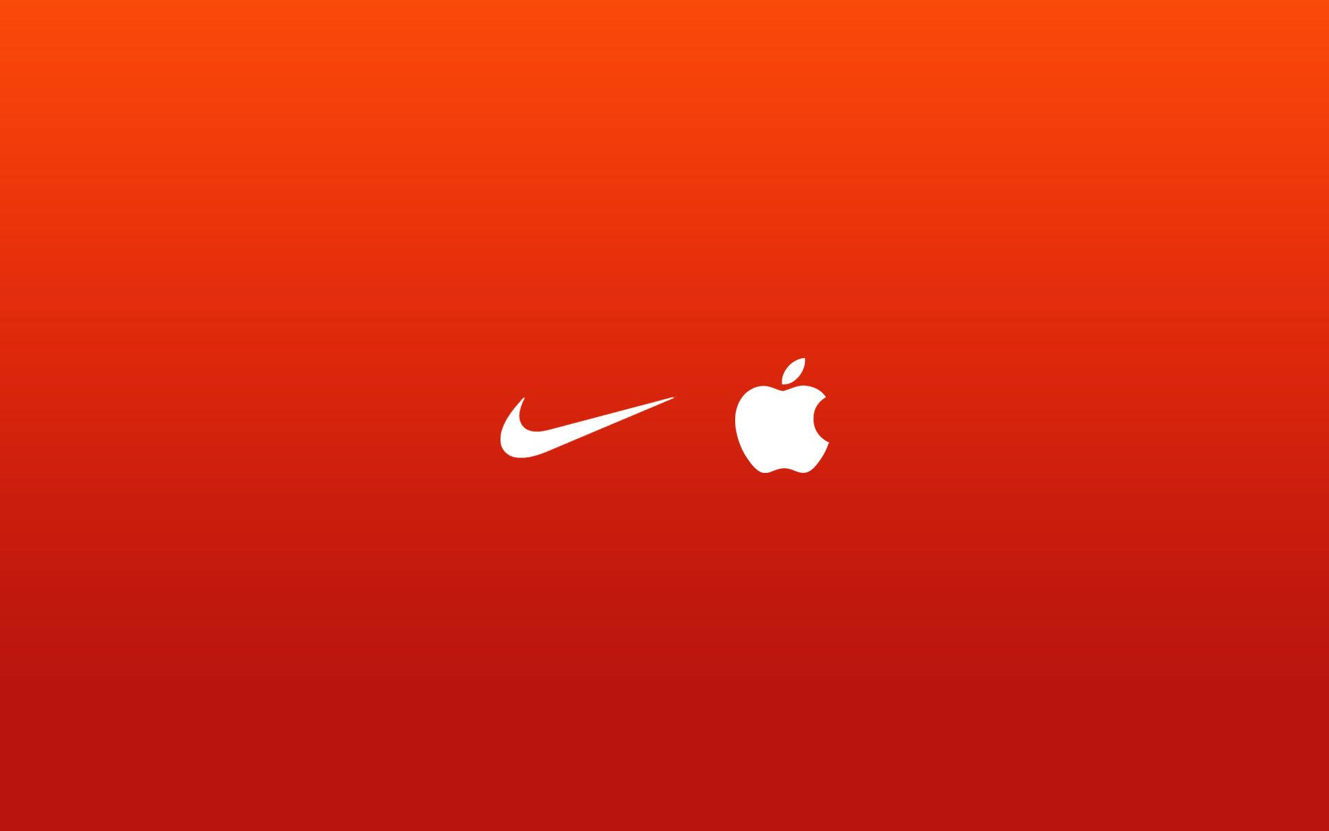 โลโก้ Nike และ Apple สไตล์มินิมอลสุดเท่ วอลเปเปอร์