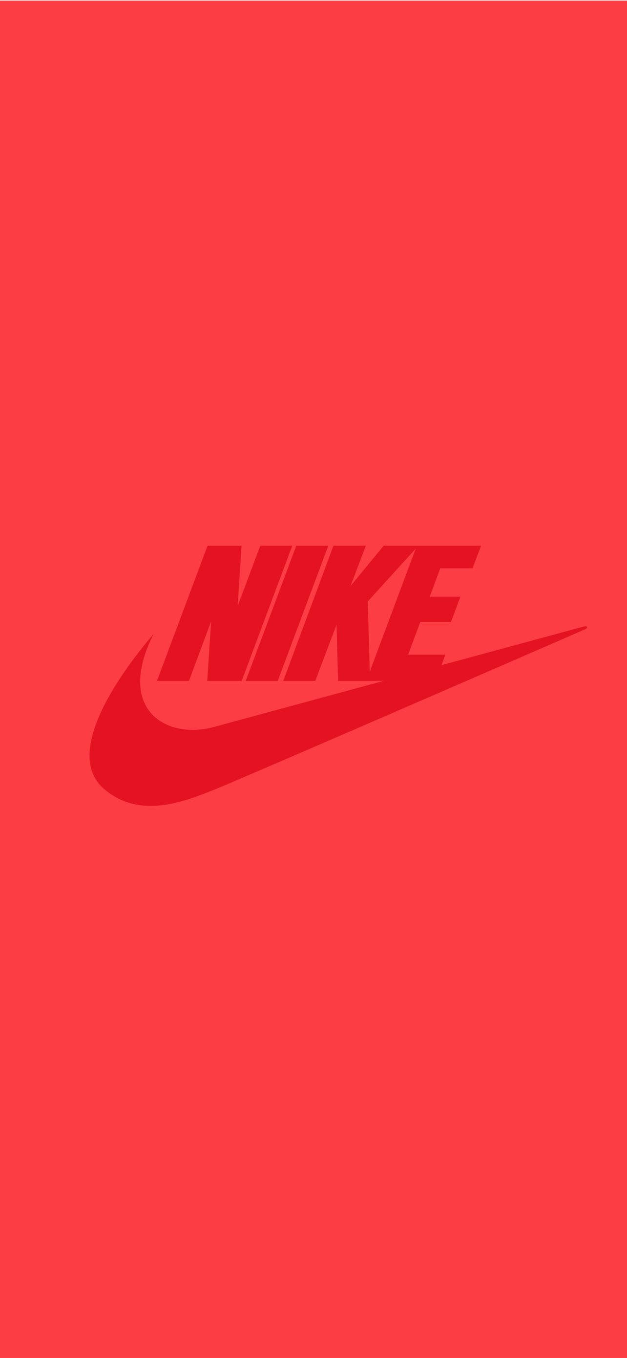 Nike สีแดงทั้งแผง iPhone วอลเปเปอร์