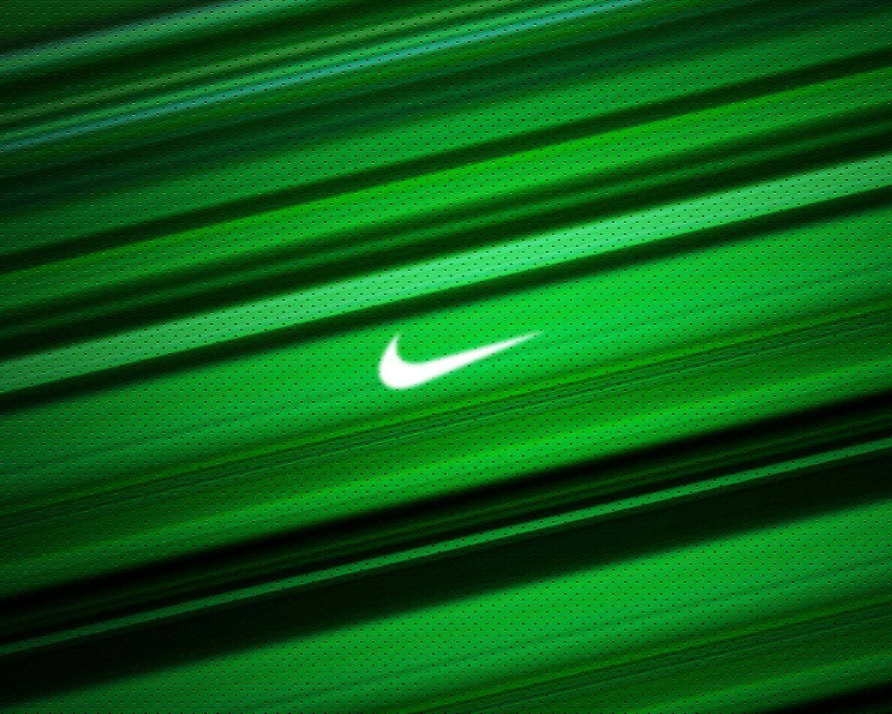 เครื่องหมายการค้า Nike สีเขียวเท่ วอลเปเปอร์